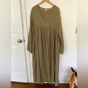 The Simple Folk - Meadow Dress in Sage (Size M)